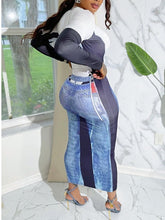 Denim Print Dress--Clearance Ins Street